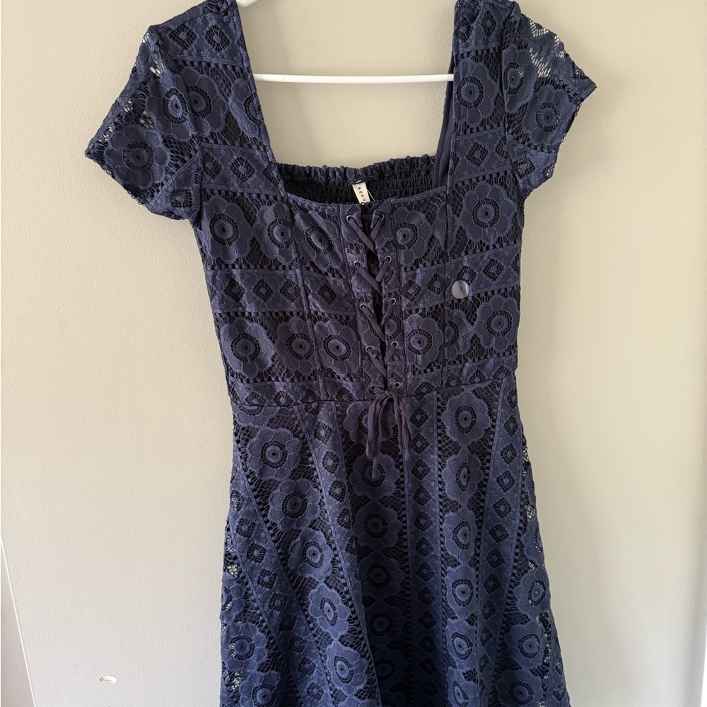 Aeropostale Navy Blue Lace Dress